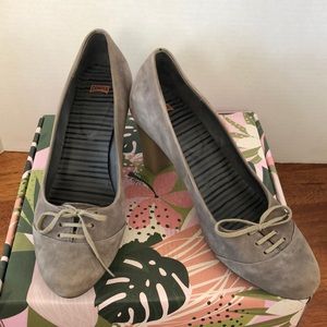 CAMPER Suede Stacked Heels